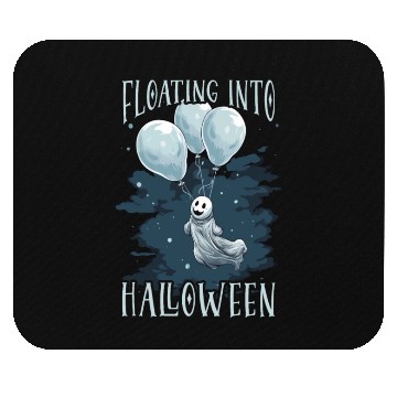 Discover Balloon Halloween Trick Or Treat Spooky Boo Ghost Mouse Pads