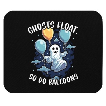 Discover Balloon Halloween Trick Or Treat Spooky Boo Ghost Mouse Pads
