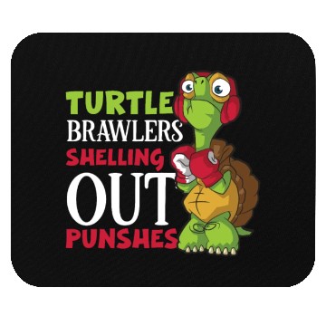 Discover Turtle Boxing Boxing Ring Boxer Gloves Boxing Figh Mouse Pads