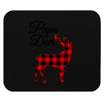 Discover Buffalo Plaid Christmas Deer Mouse Pads
