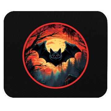 Discover Bats Bat Fruit Bats Halloween Mouse Pads