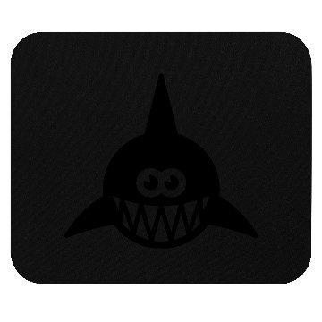Discover Fish Showing Teeth (Shark, Predator, Carnivore 1C) Mouse Pads