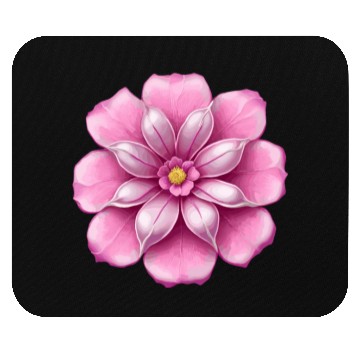 Discover Pink cherry blossom flower Mouse Pads