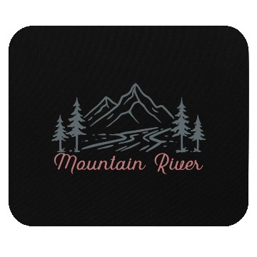 Discover Mountain River Mouse Pads