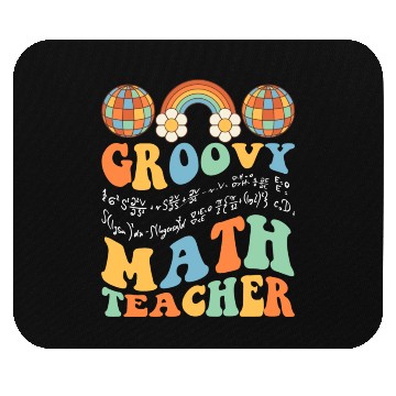 Discover Groovy Math Teacher Retro Mathematics For A Mouse Pads