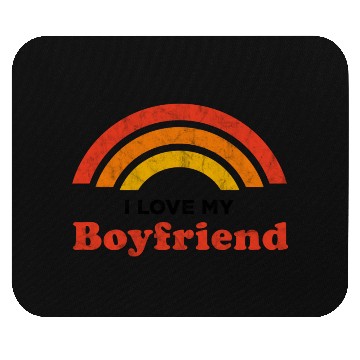Discover I Love My Boyfriend Mouse Pads