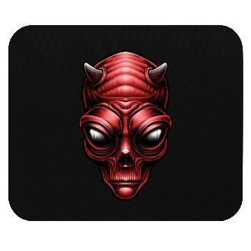 Discover Alien Red Devil Mouse Pads