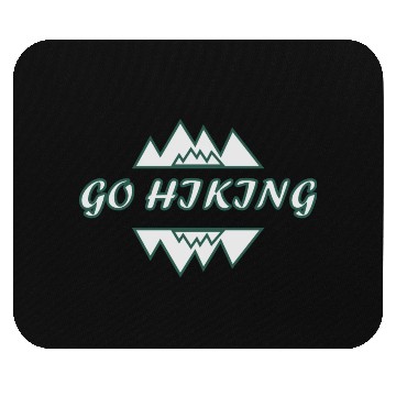 Discover Take a Hike, Hiking Lover, Adventure, Nature. Mouse Pads