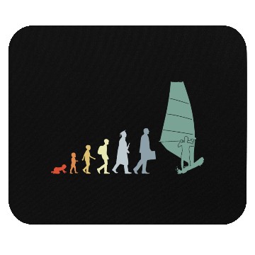 Discover Vintage Windsurfing Evolution Mouse Pads