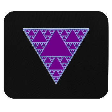Discover 90s Triangle of Teal and Purple Mouse Pads