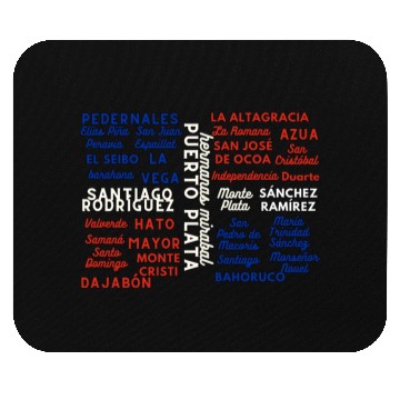 Discover Dominican Cities: Provincias Dominican Republic Mouse Pads
