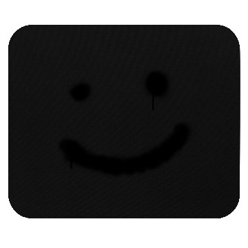 Discover Just a Smile (Graffiti) Mouse Pads