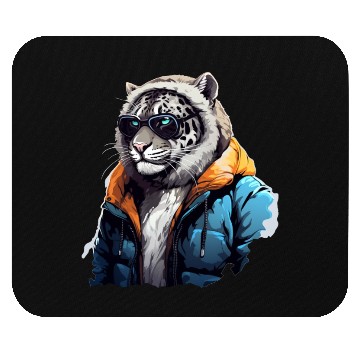 Discover Street Style Snow Leopard | Leopard Lovers Mouse Pads