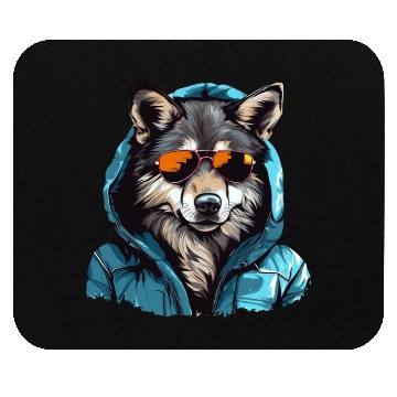 Discover Street Style Gray Wolf | Wolf Lovers Mouse Pads