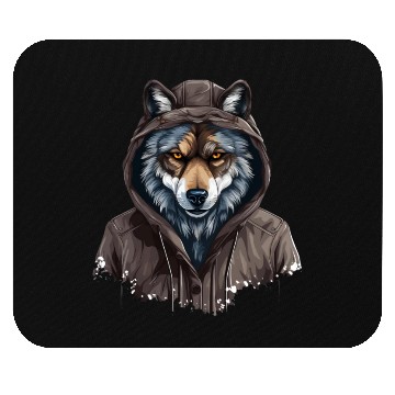 Discover Street Style Gray Wolf | Wolf Lovers Mouse Pads