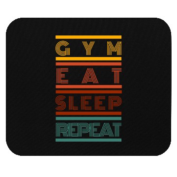 Discover Gym - motivational design Mouse Pads
