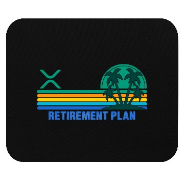 Discover XRP Cryptocurrency-RETIREMENT PLAN Mouse Pads