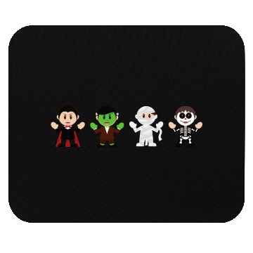 Discover Dracula, Mummy, Skeleton Mouse Pads