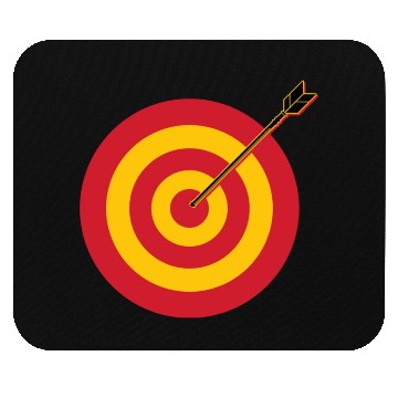 Discover Arrow game red & yellow Mouse Pads