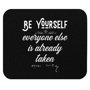 Discover Be Yourself Oscar Wilde Mouse Pads