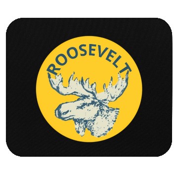 Discover Teddy Roosevelt Bull Moose Py Mouse Pads