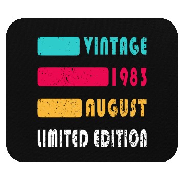 Discover august 1983 Anniversary august 1983 august Mouse Pads