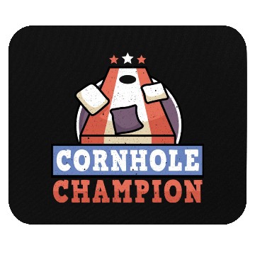 Discover Grunge Cornhole Champion Bean Bag Lover Mouse Pads