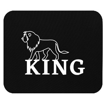 Discover Lion King Wildcat Big Cat Predator Feline Gift Mouse Pads