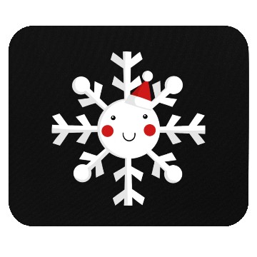 Discover Snow Flake Mouse Pads