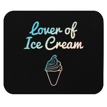Discover Lover Of Ice Cream Pastel Mouse Pads