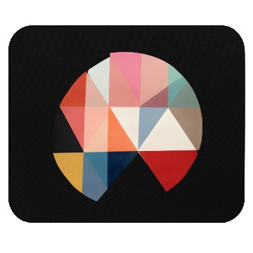 Discover Floral Modern Geometric Mid Century Mouse Pads