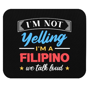Discover Funny Talking Joke for Filipino Americans Mouse Pads