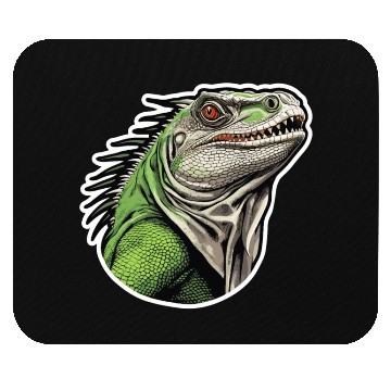 Discover Iguana - Enchanted Wilderness Mouse Pads
