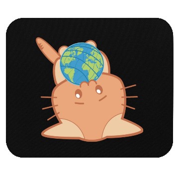 Discover The World Is Meow Mouse Pads