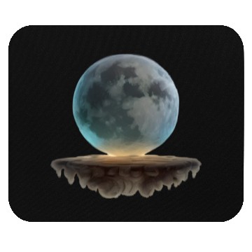 Discover 3 Dimensional (3D) Full Moon and Floating Island Mouse Pads