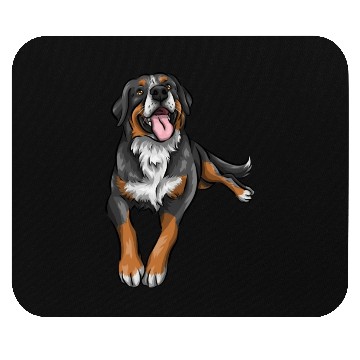 Discover Cute Bernese Mountain Dog Mouse Pads