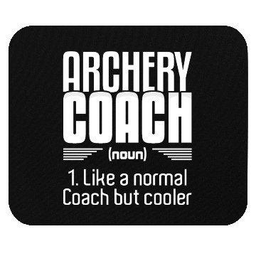 Discover Outdoor Hunting Bow Arrow Archery Coach Mouse Pads