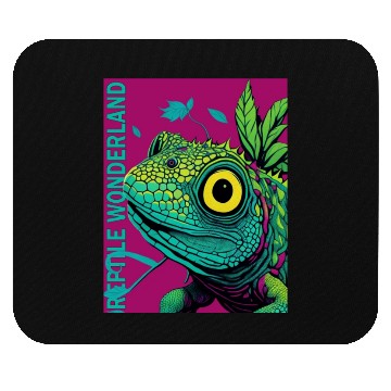 Discover Psychedelic Reptile Wonderland Retro Designs 7 Mouse Pads