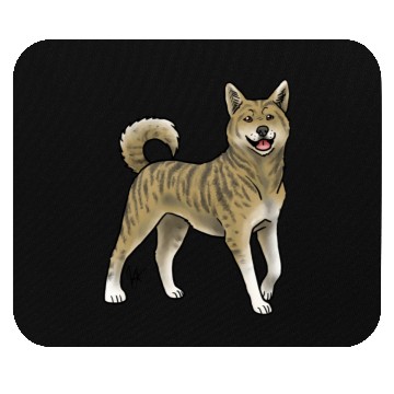 Discover Dog Korean Jindo Brindle Mouse Pads