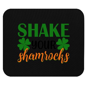 Discover Shake Your Shamrocks Four Leaf Clover Irish Mouse Pads