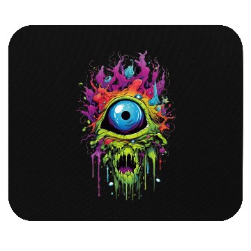Discover Horror eye, scary zombie Mouse Pads