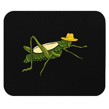 Discover Grasshopper Insect Bug Lover Green Nature Locusts Mouse Pads