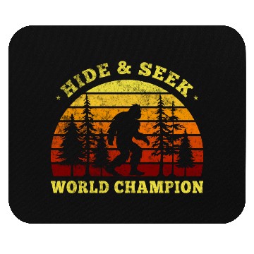Discover Hide And Seek Bigfoot World Champion Retro Mouse Pads
