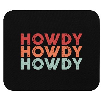 Discover Funny Horse Racing Gift Howdy Mouse Pads