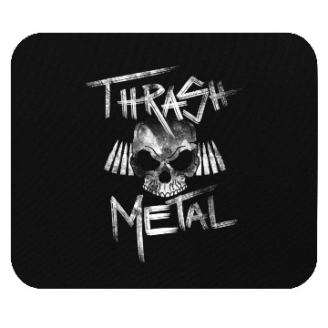 Discover Skull And Bullets Thrash Metal Mouse Pads
