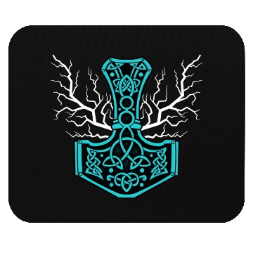 Discover The Hammer Of Thor With Lightning Mjolnir Mouse Pads