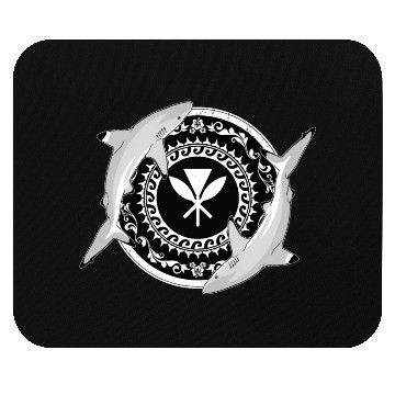 Discover Kanaka Maoli Blacktip Reef Shark Mouse Pads