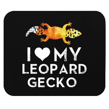 Discover I Love My Leopard Gecko Mouse Pads