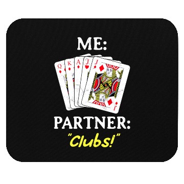 Discover Funny Euchre Partner Card Game Player Mouse Pads