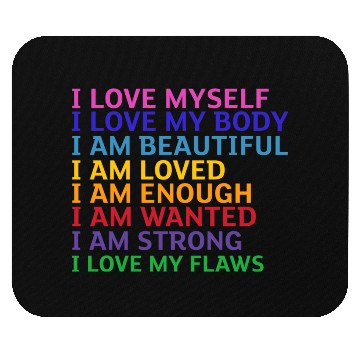 Discover i love myself Mouse Pads
